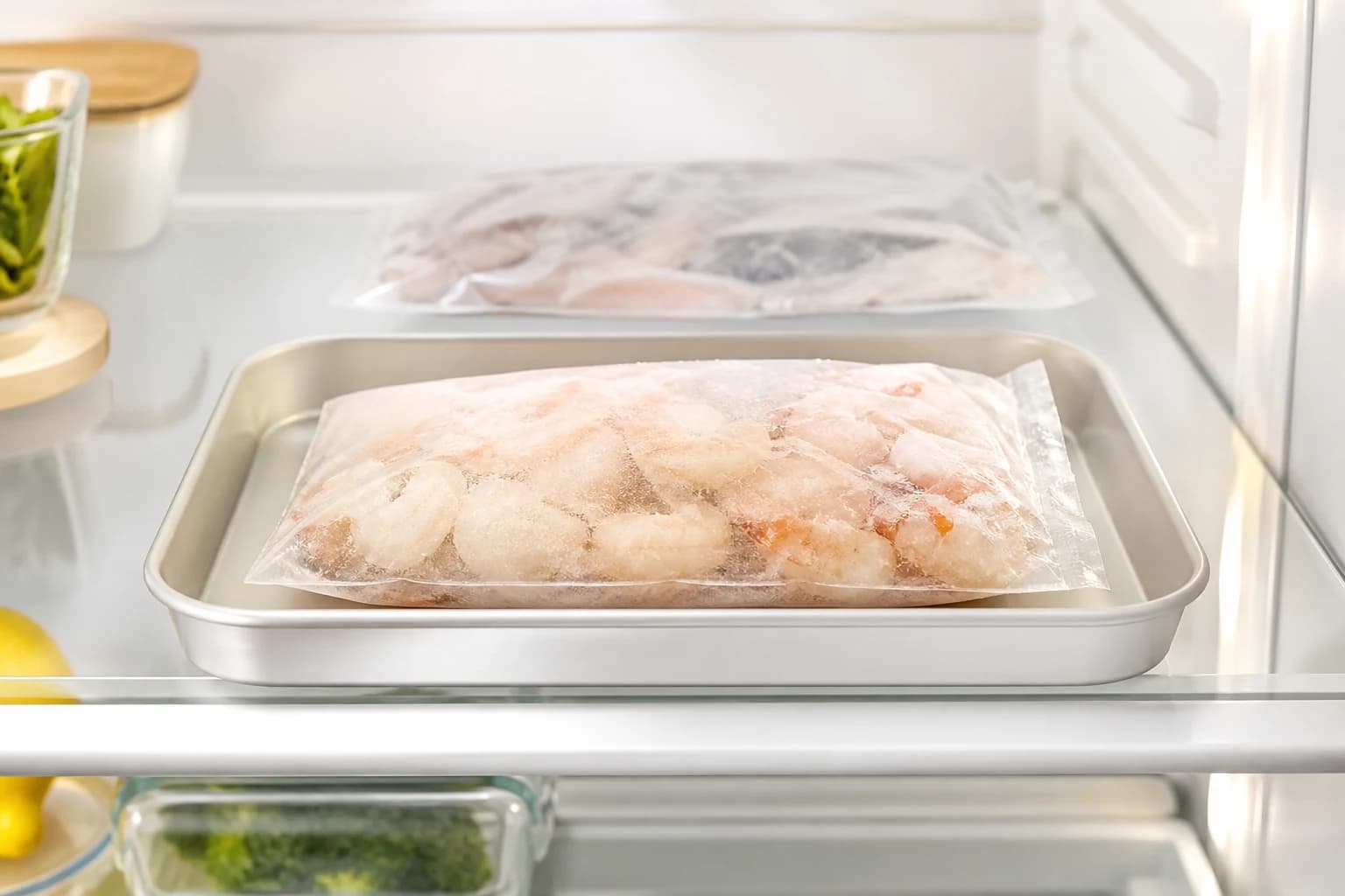 Thực phẩm đông lạnh được rã đông sạch và chuyên nghiệp